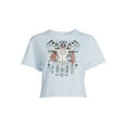thumbnail image 5 of No Boundaries Juniors' Washed Graphic Print Tee, 5 of 5