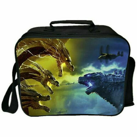 Godzilla Portable Duty Lunch Bag Kids Lunch Box Insulated Food Cooler ...