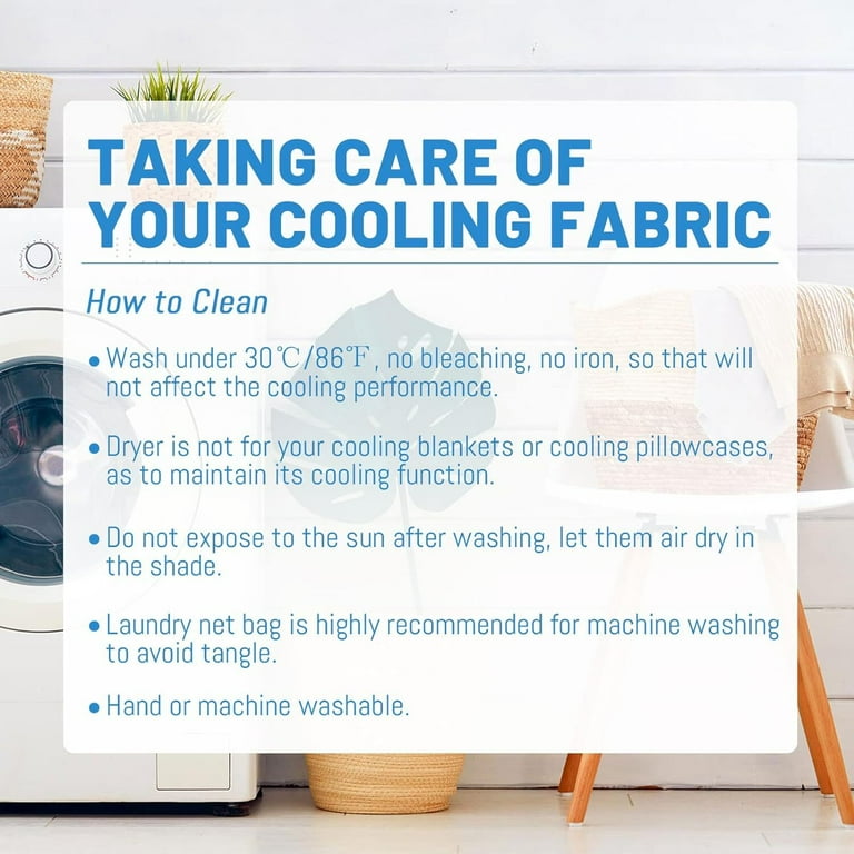 How to wash a cooling blanket sale
