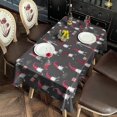 thumbnail image 2 of Dark Gray Christmas Gnome Pattern Rectangle Tablecloth 60"x102",Waterproof Polyester Rectangle Table Cloth, Wipeable Spillproof Polyester Tablecloth for Dining, Camping, Indoor and Outdoor, 2 of 6