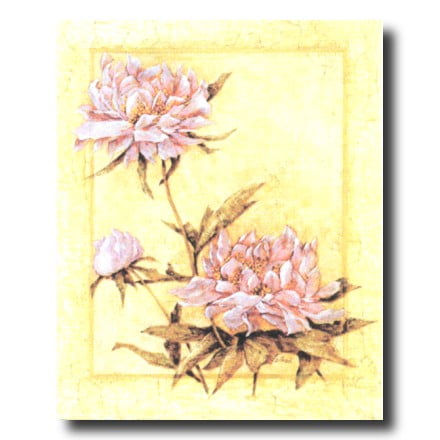 - Japanese Asian Peonies Flowers Wall Picture Art Print