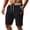 AC03-Black, variant on Men'S Shorts Casual Relaxed Fit Drawstring Elastic Waist Short Trendy Stretch Summer Beach Vacation Shorts With Pockets Beige 2XL