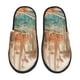 thumbnail image 1 of Fotbe Fantasy Underwater Jellyfish Pantuflas Peludas para Mujer con Estampado, Zapatillas de Peluche, Zapatos de Invierno para Casa, Uso Interior y Exterior-Medium, 1 of 8