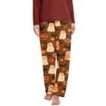 thumbnail image 4 of Kilaqueen Baggy Bottoms for Women Cute Ghost Graphic Pajama Pants Soft Lounge Pants Comfy Elastic Waist Sleepwear Long PJs Sleep Pants Sleepwear, 4 of 5