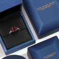 thumbnail image 5 of Gem Stone King 2.09 Ct Oval Red Rhodolite Garnet 925 Sterling Silver Ring, 5 of 6