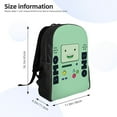 thumbnail image 4 of BMO Adventure Time Laptop Backpack Lightweight Basic Unisex Daypack School Bag Student Bookbag Satchel Travel Bag Rucksack, 4 of 8