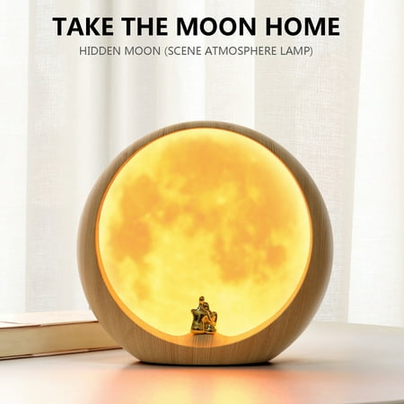 

Ycolew Cleareance Night Lights Led Lights Creative Scene Atmosphere Lamp Lunar Lamp Ledusb Rechargeable Night Light Gift