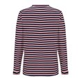 thumbnail image 5 of GaThRRgYP Plus Size Oversized Sweatshirt for Women,Fashion Women's Casual Comfortable Print Long Sleeved Round Neck Blouse T-Shirt Top Purple XXXXL, 5 of 6