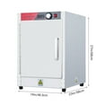 thumbnail image 4 of Huloretions Food Warming Cabinet, Hot Box Food Warmer,Stainless Steel Food Heating and Insulation,Heated Holding Cabinet, Multiple Storage Functions, Good Insulation, with Water Tray,Insulated Holding, 4 of 8