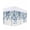 Blue White, variant on Blue Teal Eucalyptus Leaves Bed Skirt Queen Size,Watercolor Weeping Botanical Wrap Around Bed Skirting with Adjustable Elastic Strap,Dust Ruffle Pleated Bedskirts 16 Inch Drop for Bedroom Queen Beds