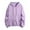Purple, variant on Blmnix Going Out Tops for Women Purple Sweatshirt Zip Up Long Sleeve Hooded Solid Hoodie Tops for Women Dressy