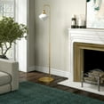 thumbnail image 4 of Evelyn&Zoe Modern Arc Floor Lamp with White Milk Glass Shade, 4 of 7