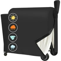 Biloban Traeger Grill Cover, Waterproof and Heavy Duty Grill Cover for Traeger 780/34 Series, All Weather Protection, Black