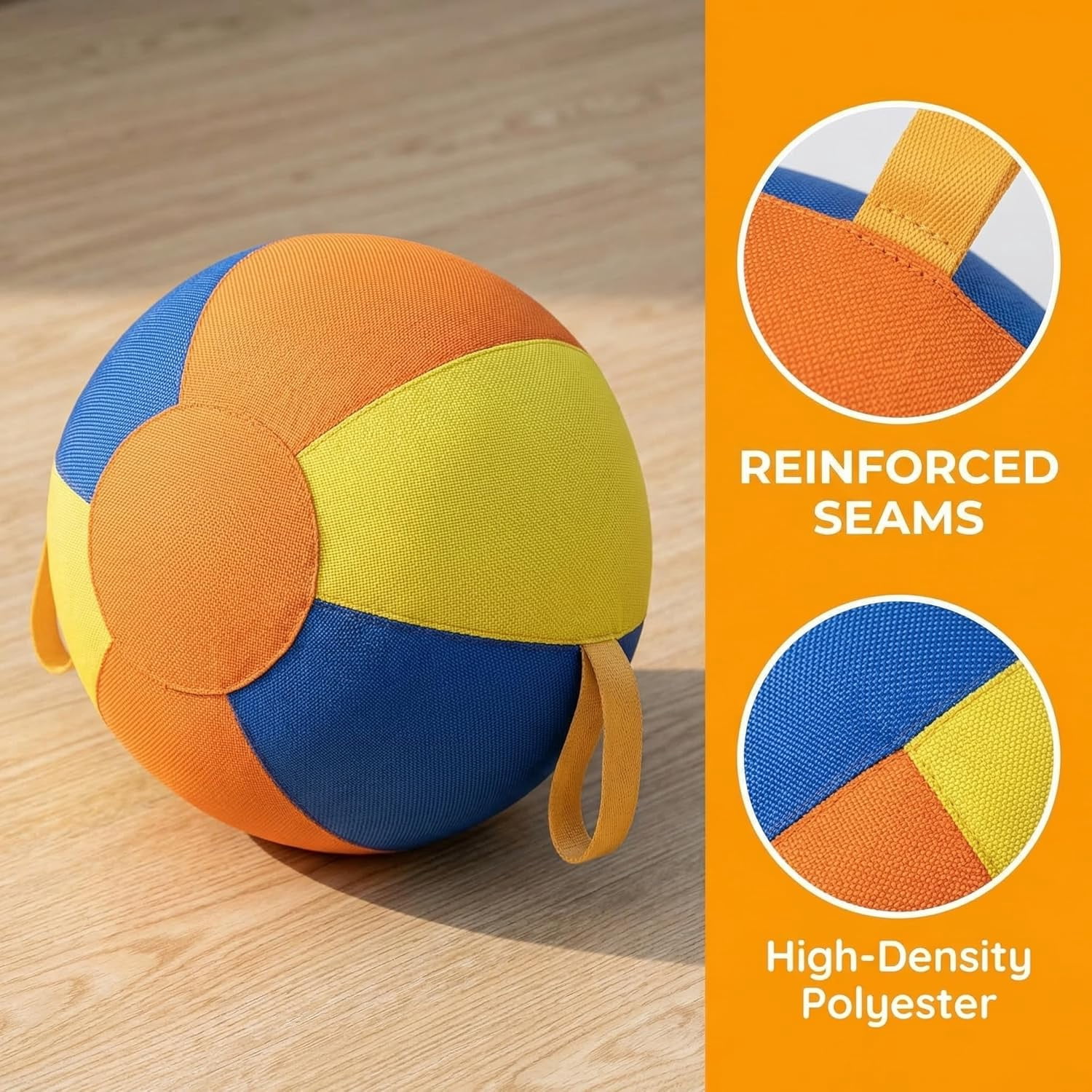HZMSYQ 10" Herding Ball for Dogs & Horses,Indestructible Pet Toys,Dog Balls for Aggressive Chewers,Durable Exercise Ball for Large Pets for Training, Fetch & Water Play