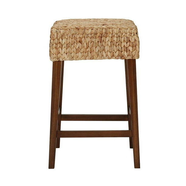 Home Decorators Collection Walnut Finish Backless Counter Stool with ...