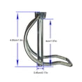 thumbnail image 4 of Injueey Grilletes industriales en forma de D para construcción, 10 piezas, metalúrgica, grillete de Metal reutilizable, accesorio de pasador Decoración del hogar, 4 of 6