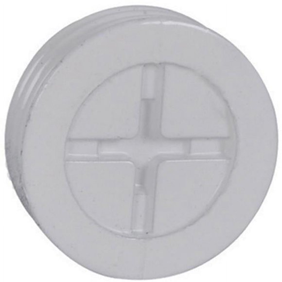 Hubbell Electrical PT-50-AL-W 0.5 in. Closure Plug- 3 Pack- White