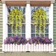 thumbnail image 4 of Simulated Fake Flower Wall Hanging Outdoor Garden Hanging Basket Decoration, 4 of 6