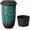 Green, variant on Ceramic Travel Mug With Lid, the Go Coffee Mug.16oz-Ceramics Coffee Tumbler. Dishwasher and Microwave Safe. Coffee Mug-Suitable for travel, office, cup,Daily use.