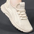 thumbnail image 2 of Zapatos para correr Moda Senderismo Zapatos para mujer para gimnasio Viajes Trabajo (37 Beige) Wdftyju  Tenis De Mujer Tenis De Hombre, 2 of 5