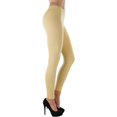 thumbnail image 4 of ToBeInStyle Women's Footless Elastic Stretch Leggings, 4 of 5
