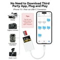 thumbnail image 3 of Lector de tarjetas SD USB C xDgeLoad para iPhone 15/iPad/MacBook/Mac, 3 of 7