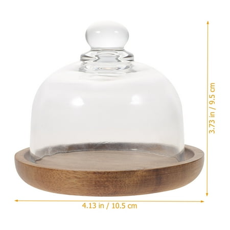 

2Sets Mini Dessert Display Plate Cake Bread Storage Holder Restaurant Supply