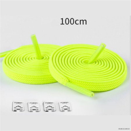 

1Pair Flat Shoe Laces No Tie Lazy Trainers Sneaker Shoelaces For Adults Kids New
