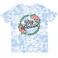 thumbnail image 3 of Inktastic Big Cousin with Flower Circle Girls Toddler T-Shirt, 3 of 5