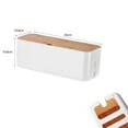 thumbnail image 2 of Wooden cover wire storage box junction box board storage box, 2 of 7