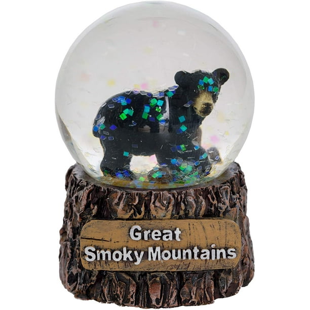 Great Smoky Mountains Snow Globe Black Bear Snow Globe Christmas