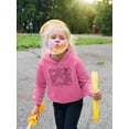 thumbnail image 2 of Cats And Doodles Hoodie Toddler -Image by Shutterstock,  5 Toddler, 2 of 4