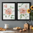 thumbnail image 4 of 2 Piece Set Rose Contour Premium Framed Canvas - Ready to Hang - 18.5 x 24.5 Each - Silver Frame, 4 of 8