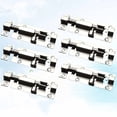 thumbnail image 1 of FUTUREORYY 6Pcs Rectangular Door Security Lock Brushed Nickel for Homeowners Use, 1 of 8