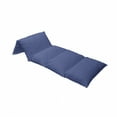 thumbnail image 4 of Retro Floor Pillow Lounger Cover, Pattern Polka Dots on a Sailor Indigo Background Vintage Tile Geometric, Nap Mat Printed Fabric Case for 5 Pillows, 88" x 36", White and Indigo, by Ambesonne, 4 of 5