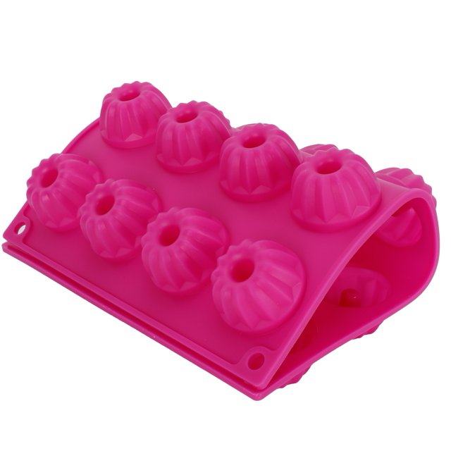 Molde para hornear pasteles, molde de silicona rosa roja para repostería, suministros para repostería, molde de silicona, máxima comodidad