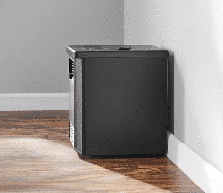 Mainstays DF1911 Black 1500W Electric 3 Speed Overheat Protection Cabinet Heater