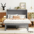 thumbnail image 2 of Miekor Furniture Full Size Murphy Bed with USB Port and removable Shelves on Each Side,Gray W5UAAE, 2 of 9