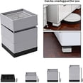 thumbnail image 3 of Bed Furniture Risers 4pack, Adjustable Heavy Duty Bed Raisers For Desk Sofa, 3 of 5