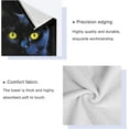 thumbnail image 4 of Coolnut 3 Piece Bath Towels Set, Super Soft Absorbent Black Cat Towels for Bathroom Gym Spa Hotel Decor Wash cloth, 4 of 7