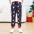 thumbnail image 3 of Aideaone Boys Christmas Pajama Pants Kids Long PJ Bottoms with Pockets 3D Print Sleepwear for Boys 7-16 Years, 3 of 5