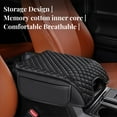 thumbnail image 2 of Arsey Center Console Cover Pad Compatible with 2015-2020 Ford F150 Car Armrest Seat Box Cover Anti-Scratch Protector, Interior Accessories, Small Grid, 2 of 6