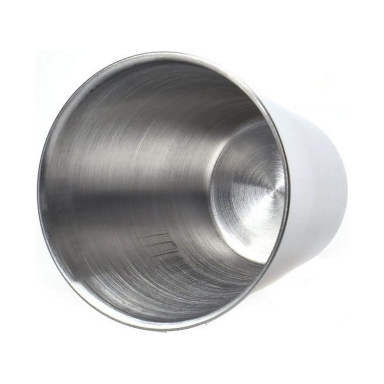 Stainless Steel Insulated Cup, 10 oz Stackable Stainless Steel Cups Set of 4, Small Metal Cup Double Wall Vacuum Insulated Drinking Cups Glasses for