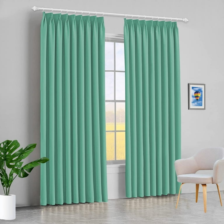 Double Pinch Pleated Curtains Panel