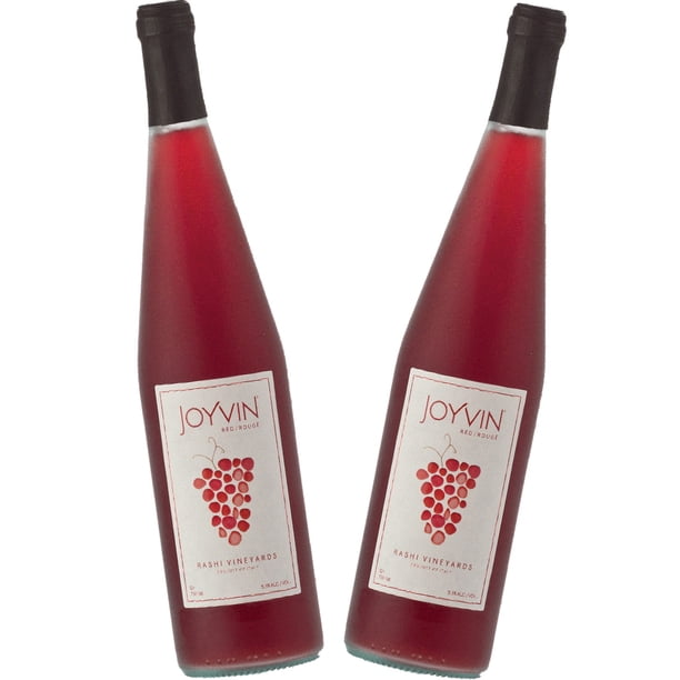 Kit x 2 - Vino Tinto Kosher Joyvin Red Rashi de 750 ml Italia Extra Kosher Joyvin Joyvin Red Rashi