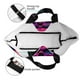 thumbnail image 4 of Disketp Purple-Red Skull Bolsa Tote Estampada para Mujer, Bolso de Hombro y de Mano para Compras y Viajes, 4 of 8