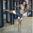 thumbnail image 4 of Pantalones cortos de compresión con estampado de Anime para hombre, Shorts de gimnasio de rendimiento atlético con bolsillos, secado rápido, Fitness, entrenamiento, boxeo, 2 en 1, 4 of 5