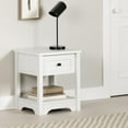 thumbnail image 1 of South Shore Farnel End Table, in White Pine, 1 of 15
