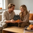 thumbnail image 4 of Halloween Wooden Table Signs Tiered Tray Decor, Ghost Pumpkin Decorative Blocks Minimalist Style, Rustic Farmhouse Fall Harvest Ornament for Shelf Desk Display, Home Kitchen Mantel Party Decoration, 4 of 4