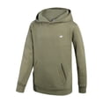 thumbnail image 1 of Sudadera con capucha New Balance de forro polar de algodón suave para niños Olive 8, 1 of 6